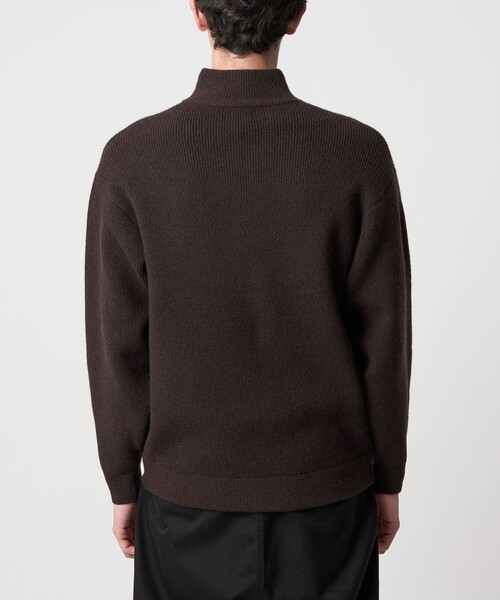 Steven Alan(スティーブンアラン)の「<Steven Alan> エアーハミルトン ドライバーズ ニット(カーディガン/ボレロ・メンズ・ダークブラウン/ブラック・XL/L/M/S)」の7枚目の写真