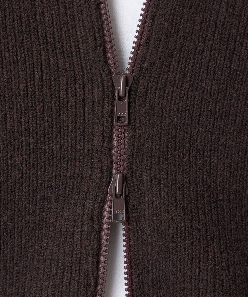 Steven Alan(スティーブンアラン)の「<Steven Alan> エアーハミルトン ドライバーズ ニット(カーディガン/ボレロ・メンズ・ダークブラウン/ブラック・XL/L/M/S)」の12枚目の写真