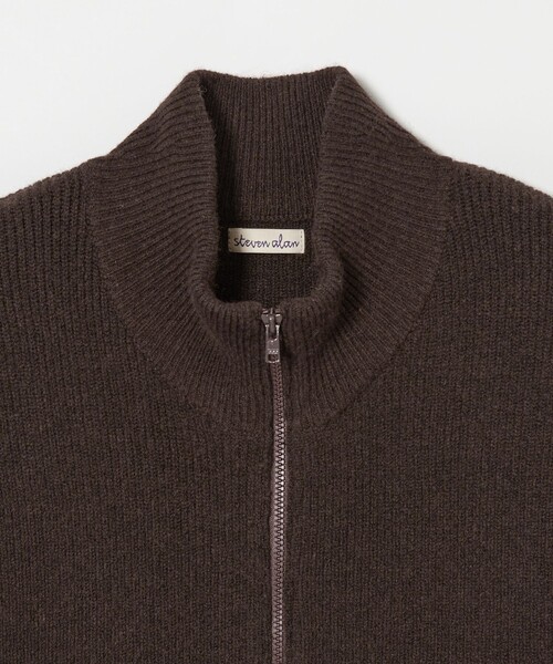 Steven Alan(スティーブンアラン)の「<Steven Alan> エアーハミルトン ドライバーズ ニット(カーディガン/ボレロ・メンズ・ダークブラウン/ブラック・XL/L/M/S)」の17枚目の写真