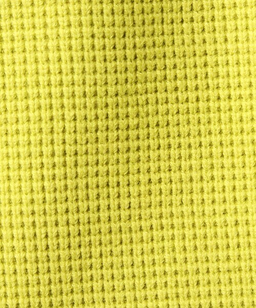 green label relaxing（グリーンレーベルリラクシング）の「コットン ポリエステル ワッフル クルーネック ニット（ニット/セーター・メンズ・ホワイト/オレンジ/ブラック/ライム・S/XL/L/M）」の22枚目の写真