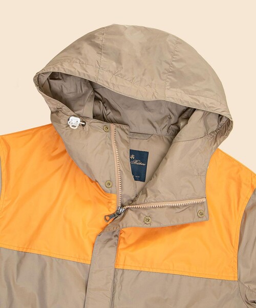 BROOKS BROTHERS（ブルックスブラザーズ）の「ナイロン　ウォーターリペレント　ウィンドブレーカー（ナイロンジャケット・メンズ・ネイビー/グリーン/ベージュ・LARGE/MEDIUM/SMALL/X-LARGE）」の7枚目の写真
