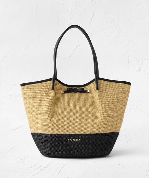 TOCCA（トッカ）の「MIGNON BASKET かごバッグ（かごバッグ・レディース・ベージュ系/ブラック系・F）」の3枚目の写真