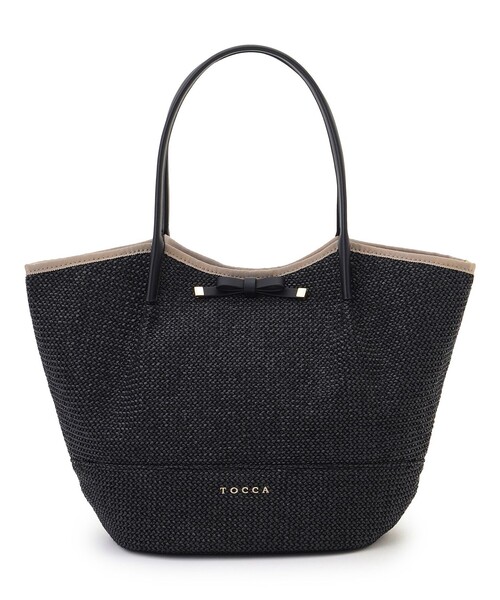 TOCCA（トッカ）の「MIGNON BASKET かごバッグ（かごバッグ・レディース・ベージュ系/ブラック系・F）」の5枚目の写真