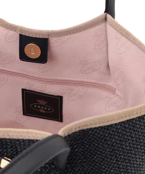 TOCCA（トッカ）の「MIGNON BASKET かごバッグ（かごバッグ・レディース・ベージュ系/ブラック系・F）」の6枚目の写真