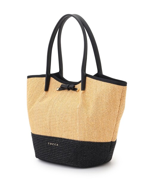 TOCCA（トッカ）の「MIGNON BASKET かごバッグ（かごバッグ・レディース・ベージュ系/ブラック系・F）」の9枚目の写真