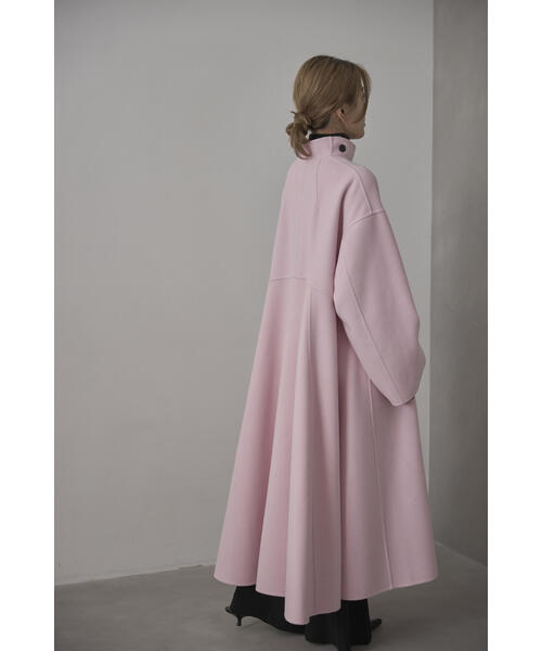 ◇ソフトウールリバースタンドカラーコート（チェスターコート）｜LE