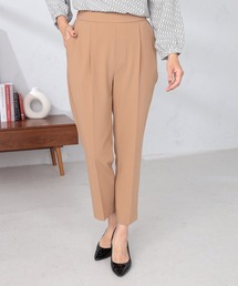 GALLORIA | 【キレメクパンツ】ストレッチ タックテーパードパンツ(その他パンツ)