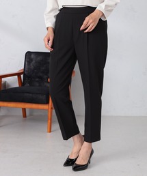 GALLORIA | 【キレメクパンツ】ストレッチ タックテーパードパンツ(その他パンツ)