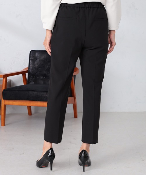 GALLORIA（ギャローリア）の「【キレメクパンツ】ストレッチ　タックテーパードパンツ（その他パンツ・レディース・ブラック/グレー/キャメル・S/M/L/LL）」の14枚目の写真