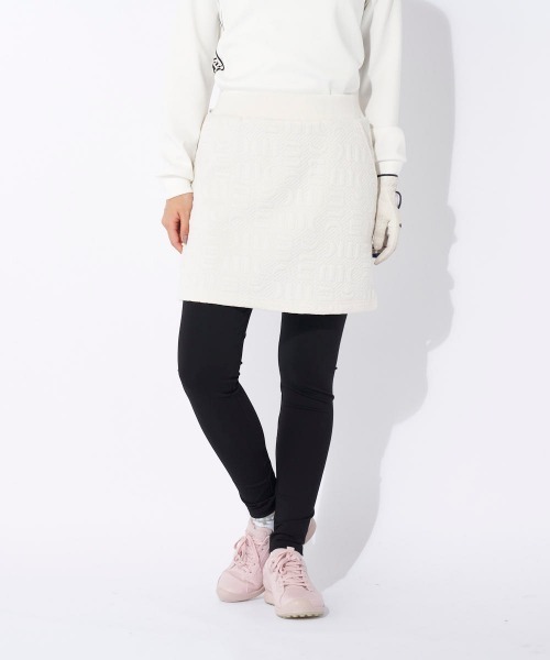 セール】【marieclaire/マリクレール】レディースロゴキルトジャガード