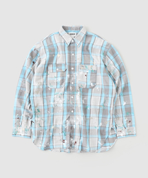 BOW WOW（バウワウ）の「BOWWOW / バウワウ PAINTERS PAINT STAINED FLANNEL S（シャツ/ブラウス）」