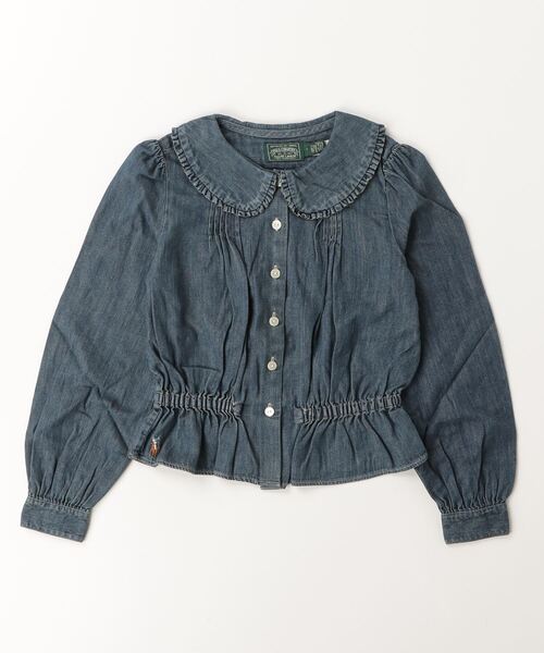 セール】ロングスリーブ デニム ブラウス（シャツ/ブラウス）｜POLO
