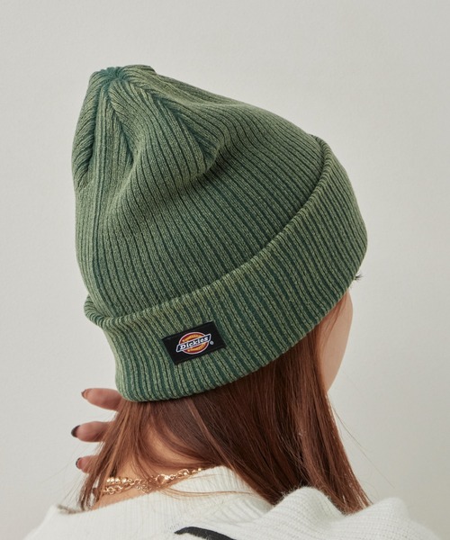 Dickies（ディッキーズ）の「Dickies/ディッキーズ DK EX CIHCLE LOGO PIGMENT KNIT WATCH ピグメント加工 ロゴ ヴィンテージ ニットビーニー（ニットキャップ/ビーニー・メンズ・ブラック/ブラウン/レッド/ブルー/グリーン・FREE）」の19枚目の写真