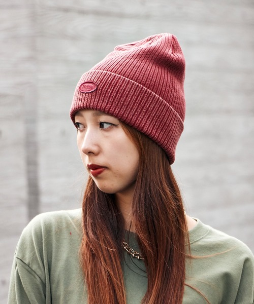 Dickies（ディッキーズ）の「Dickies/ディッキーズ DK EX CIHCLE LOGO PIGMENT KNIT WATCH ピグメント加工 ロゴ ヴィンテージ ニットビーニー（ニットキャップ/ビーニー・メンズ・ブラック/ブラウン/レッド/ブルー/グリーン・FREE）」の22枚目の写真