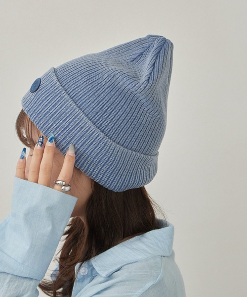 Dickies（ディッキーズ）の「Dickies/ディッキーズ DK EX CIHCLE LOGO PIGMENT KNIT WATCH ピグメント加工 ロゴ ヴィンテージ ニットビーニー（ニットキャップ/ビーニー・メンズ・ブラック/ブラウン/レッド/ブルー/グリーン・FREE）」の15枚目の写真