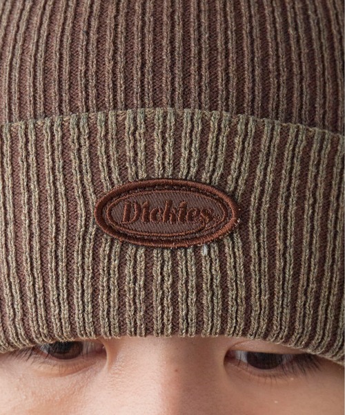 Dickies（ディッキーズ）の「Dickies/ディッキーズ DK EX CIHCLE LOGO PIGMENT KNIT WATCH ピグメント加工 ロゴ ヴィンテージ ニットビーニー（ニットキャップ/ビーニー・メンズ・ブラック/ブラウン/レッド/ブルー/グリーン・FREE）」の18枚目の写真