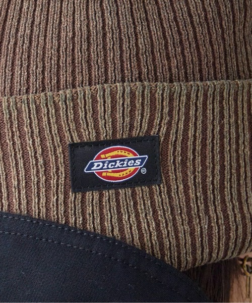 Dickies（ディッキーズ）の「Dickies/ディッキーズ DK EX CIHCLE LOGO PIGMENT KNIT WATCH ピグメント加工 ロゴ ヴィンテージ ニットビーニー（ニットキャップ/ビーニー・メンズ・ブラック/ブラウン/レッド/ブルー/グリーン・FREE）」の14枚目の写真