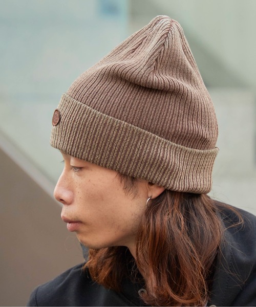 Dickies（ディッキーズ）の「Dickies/ディッキーズ DK EX CIHCLE LOGO PIGMENT KNIT WATCH ピグメント加工 ロゴ ヴィンテージ ニットビーニー（ニットキャップ/ビーニー・メンズ・ブラック/ブラウン/レッド/ブルー/グリーン・FREE）」の13枚目の写真