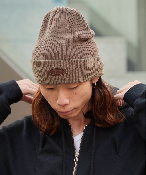 Dickies（ディッキーズ）の「Dickies/ディッキーズ DK EX CIHCLE LOGO PIGMENT KNIT WATCH ピグメント加工 ロゴ ヴィンテージ ニットビーニー（ニットキャップ/ビーニー・メンズ・ブラック/ブラウン/レッド/ブルー/グリーン・FREE）」の16枚目の写真