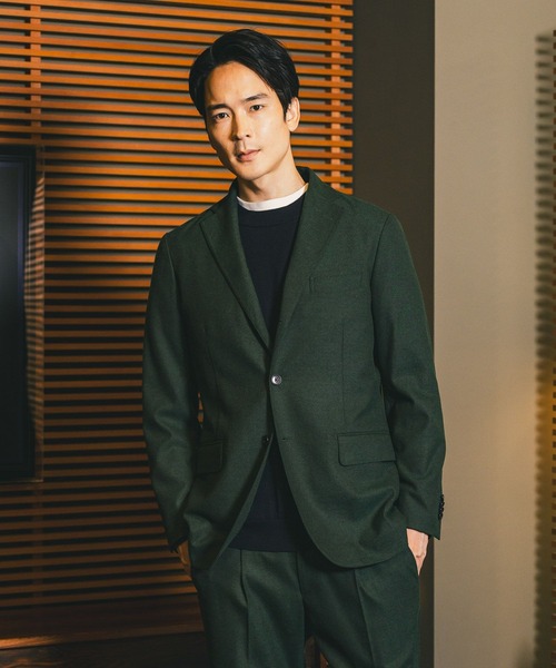 ストレッチ起毛TRジャケット/Salon de GW/581172（テーラード