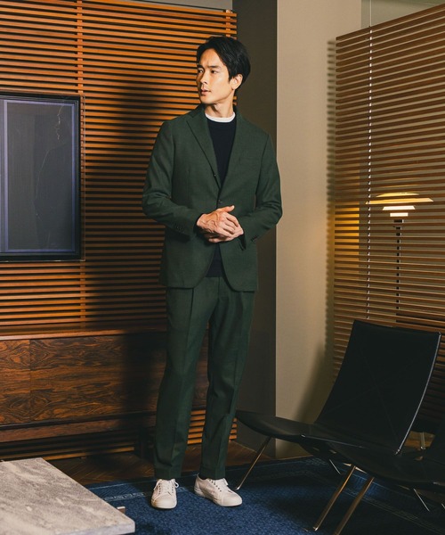 セール】ストレッチ起毛TRジャケット/Salon de GW/581172（テーラード