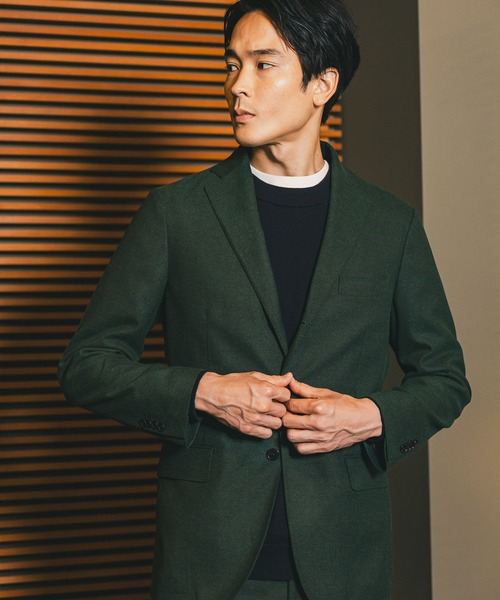 ストレッチ起毛TRジャケット/Salon de GW/581172（テーラード