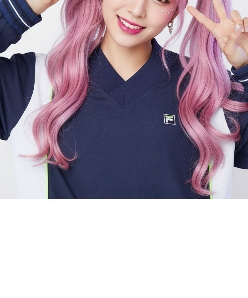 FILA(フィラ)の「PISTE TOP(その他トップス・レディース・グリーン/ネイビー/ブラック・S/M/L)」の1枚目の写真