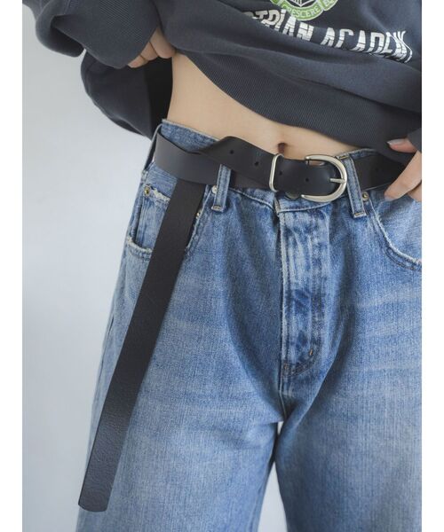 Ungrid（アングリッド）の「レザーロングベルト（ベルト・レディース・ブラック・FREE）」の4枚目の写真