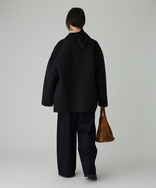 BABYLONE（バビロン）の「カルゼボンディングコート（ブルゾン・レディース・グレー/ブラック・フリー）」の17枚目の写真