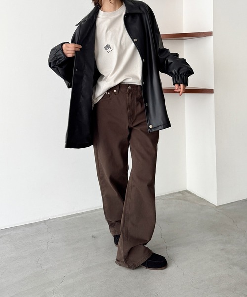 CANAL JEAN(キャナルジーン)の「Twelve12 -YSSS ビッグロングTシャツ(Tシャツ/カットソー・レディース・ヘザーグレー/ネイビー/ブラック・MEDIUM/LARGE)」の12枚目の写真