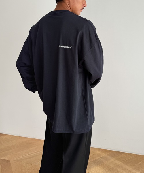 CANAL JEAN(キャナルジーン)の「Twelve12 -YSSS ビッグロングTシャツ(Tシャツ/カットソー・レディース・ヘザーグレー/ネイビー/ブラック・MEDIUM/LARGE)」の13枚目の写真