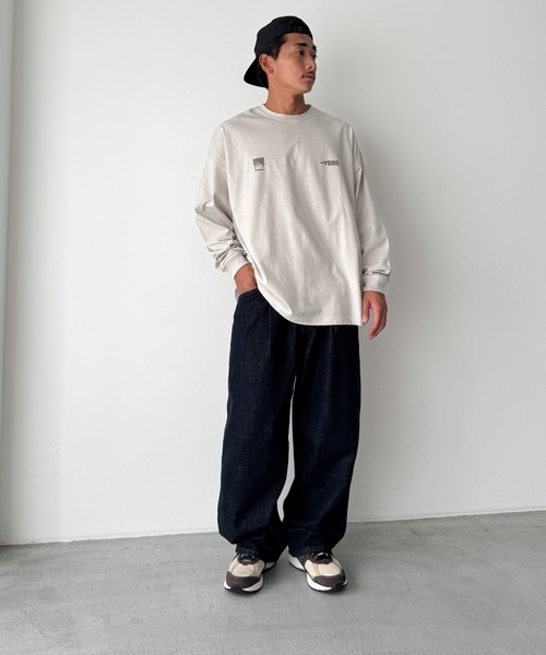 CANAL JEAN(キャナルジーン)の「Twelve12 -YSSS ビッグロングTシャツ(Tシャツ/カットソー・レディース・ヘザーグレー/ネイビー/ブラック・MEDIUM/LARGE)」の17枚目の写真