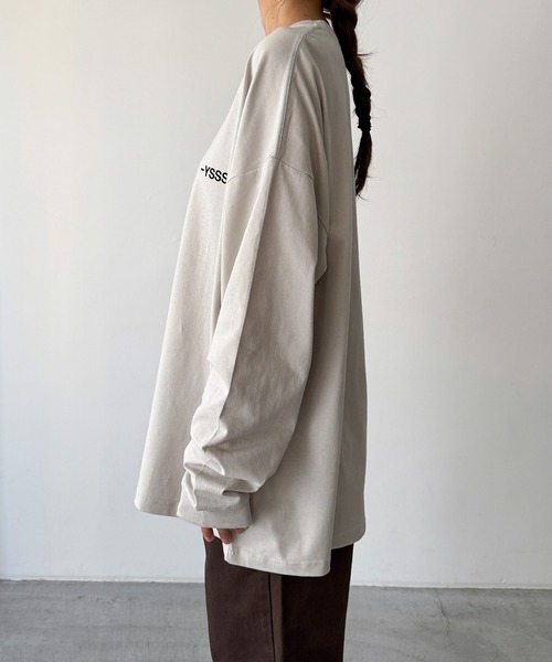 CANAL JEAN(キャナルジーン)の「Twelve12 -YSSS ビッグロングTシャツ(Tシャツ/カットソー・レディース・ヘザーグレー/ネイビー/ブラック・MEDIUM/LARGE)」の19枚目の写真