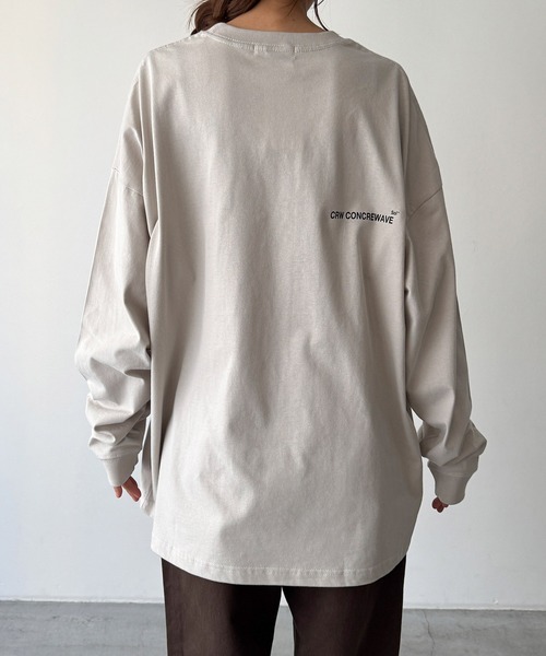 CANAL JEAN(キャナルジーン)の「Twelve12 -YSSS ビッグロングTシャツ(Tシャツ/カットソー・レディース・ヘザーグレー/ネイビー/ブラック・MEDIUM/LARGE)」の20枚目の写真