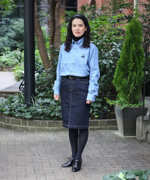 セール】◇オンラインストア限定◇ コットン ライト デニム ビッグGF