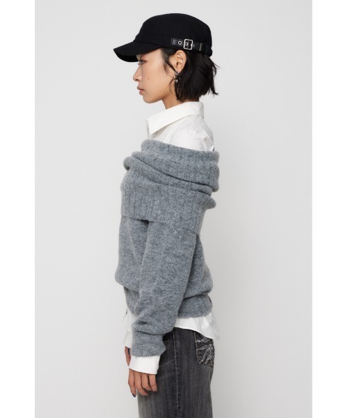 LAGUA GEM（ラグアジェム）の「LOOSEY KNIT オフショルダー（ニット