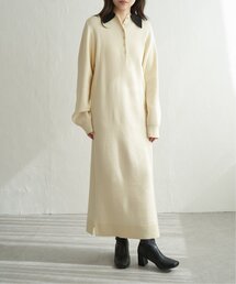 VENCEEXCHANGE | クールクール配色ポロニットワンピース(ワンピース)