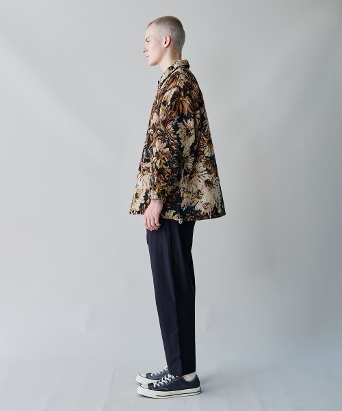 rehacer(レアセル)の「rehacer : Gobelin CoachJacket / ゴブラン コーチ ジャケット(ブルゾン・メンズ・ブラック/ブルー・SMALL/LARGE/MEDIUM)」の9枚目の写真