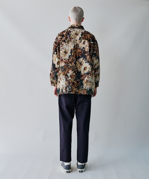 rehacer(レアセル)の「rehacer : Gobelin CoachJacket / ゴブラン コーチ ジャケット(ブルゾン・メンズ・ブラック/ブルー・SMALL/LARGE/MEDIUM)」の10枚目の写真