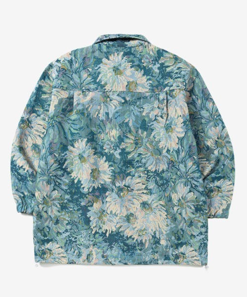 rehacer(レアセル)の「rehacer : Gobelin CoachJacket / ゴブラン コーチ ジャケット(ブルゾン・メンズ・ブラック/ブルー・SMALL/LARGE/MEDIUM)」の12枚目の写真