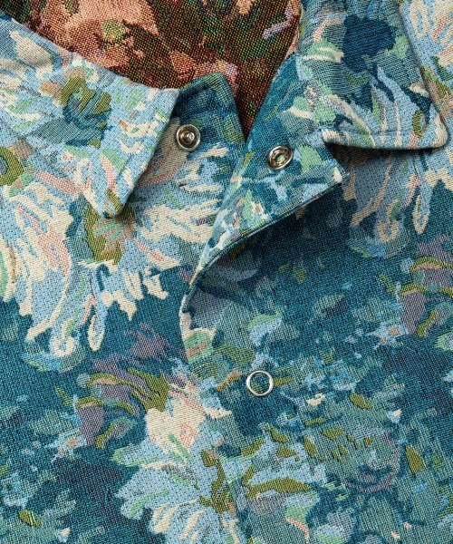 rehacer(レアセル)の「rehacer : Gobelin CoachJacket / ゴブラン コーチ ジャケット(ブルゾン・メンズ・ブラック/ブルー・SMALL/LARGE/MEDIUM)」の14枚目の写真