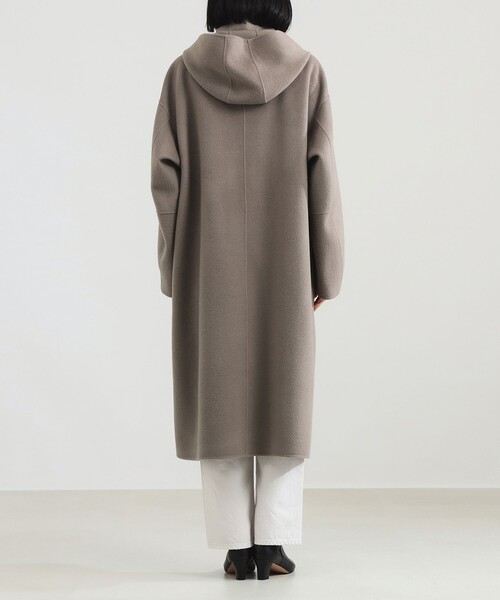 Demi-Luxe BEAMS（デミルクス ビームス）の「【1/1値下げ】リバー フーディーコート（その他アウター・レディース・オフホワイト/グレイッシュベージュ・36/38）」の20枚目の写真