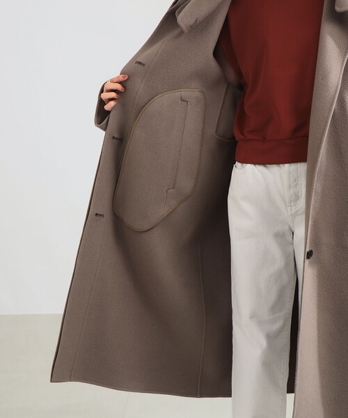 Demi-Luxe BEAMS（デミルクス ビームス）の「【1/1値下げ】リバー フーディーコート（その他アウター・レディース・オフホワイト/グレイッシュベージュ・36/38）」の19枚目の写真