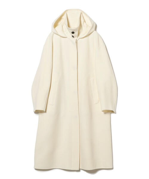 Demi-Luxe BEAMS（デミルクス ビームス）の「【1/1値下げ】リバー フーディーコート（その他アウター・レディース・オフホワイト/グレイッシュベージュ・36/38）」の15枚目の写真