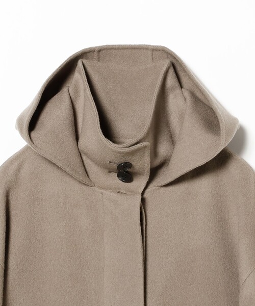 Demi-Luxe BEAMS（デミルクス ビームス）の「【1/1値下げ】リバー フーディーコート（その他アウター・レディース・オフホワイト/グレイッシュベージュ・36/38）」の10枚目の写真
