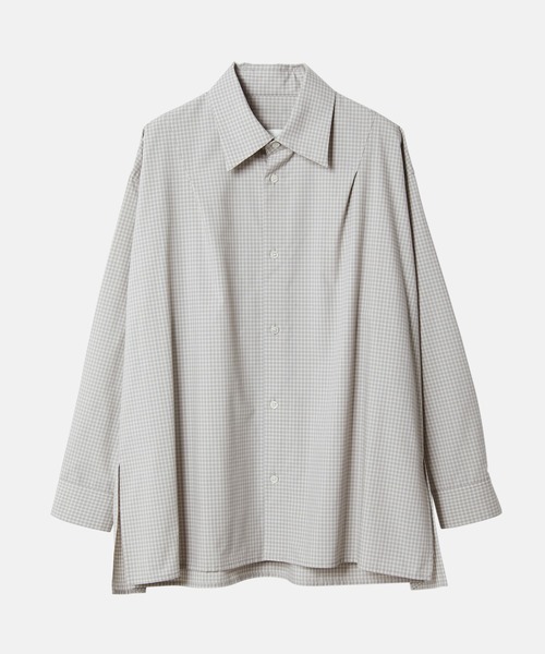 LE CIEL BLEU(ルシェルブルー)の「プラッドバックボタンディテールシャツ / Plaid Back-Button Detail Shirt(シャツ/ブラウス・レディース・グレー・36/38)」の8枚目の写真