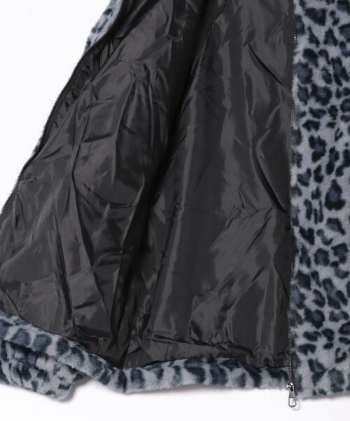 B'day / ビーデー 】レオパードフェイクファーZIP-PK（パーカー）｜B