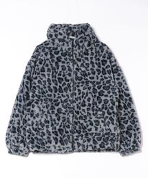B'day（ビーデイ）の「【 B'day / ビーデー 】レオパードフェイクファーZIP-PK（パーカー）」