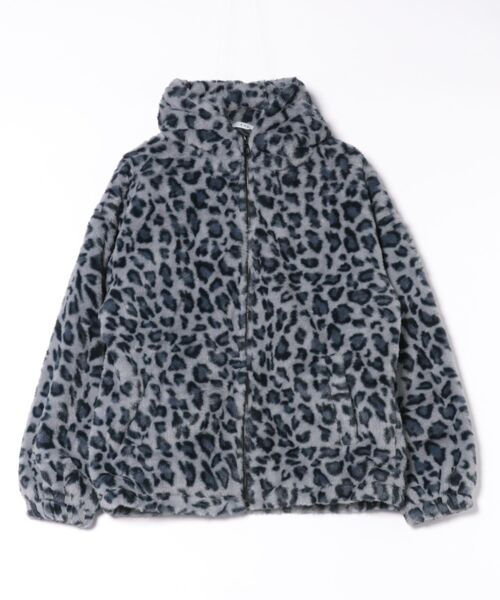 B'day / ビーデー 】レオパードフェイクファーZIP-PK（パーカー）｜B