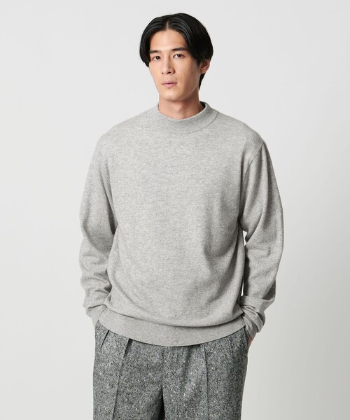 セール】ウール カシミヤ シルク モックネック ニット（ニット
